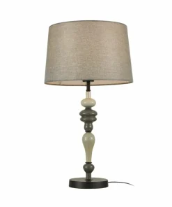Dekoracyjna lampka stołowa z abażurem TB-22374-BK NEROM | Kaja*Sklep Kaja Shop
