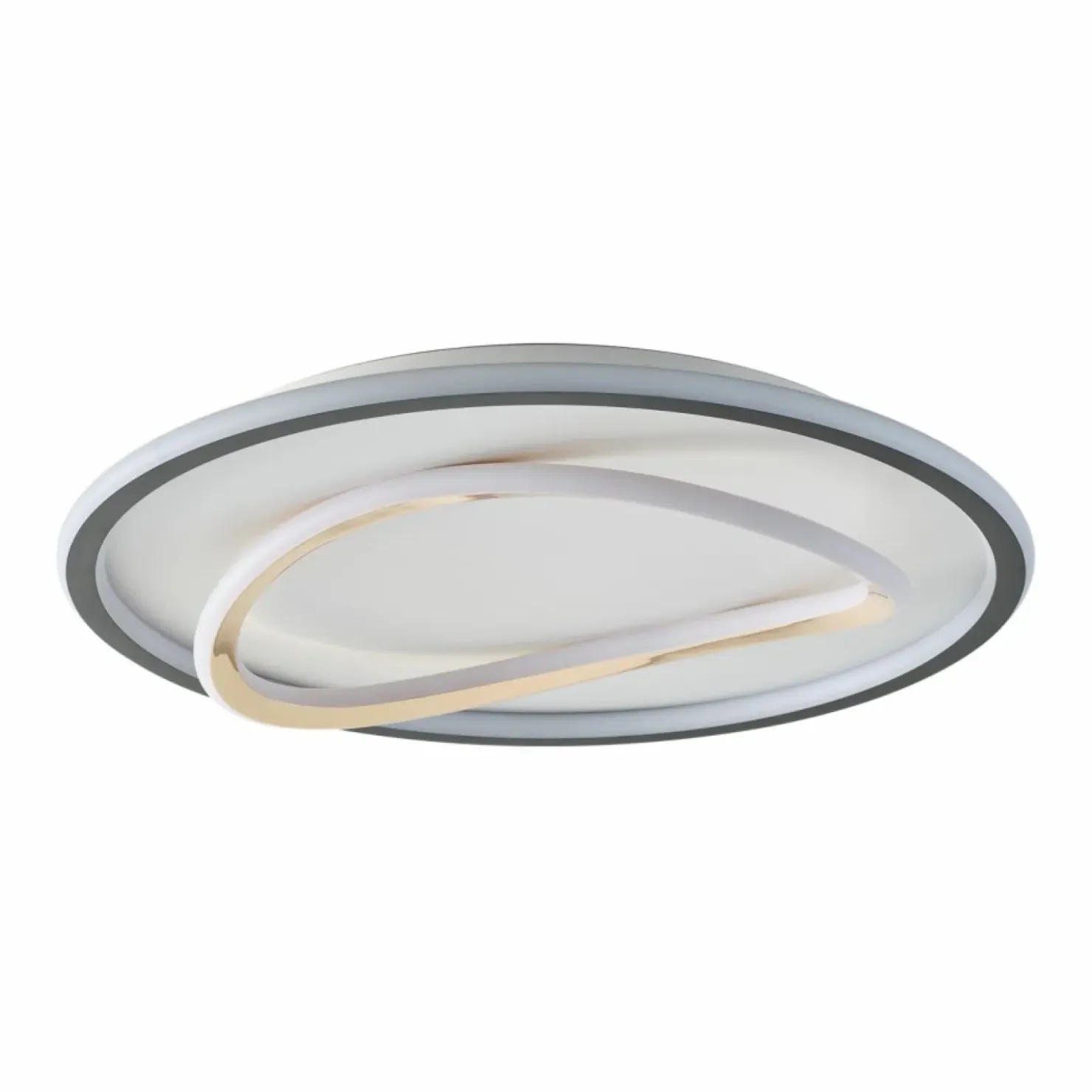Dekoracyjna, ledowa lampa do sypialni MX3889-1A-3BGT LENS | Kaja*Sklep Kaja New