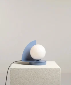 Dekoracyjna, niebieska lampka nocna ⌀14cm 1125B16 z serii LOOP | Kaja Oświetleni*Sklep Kaja Discount