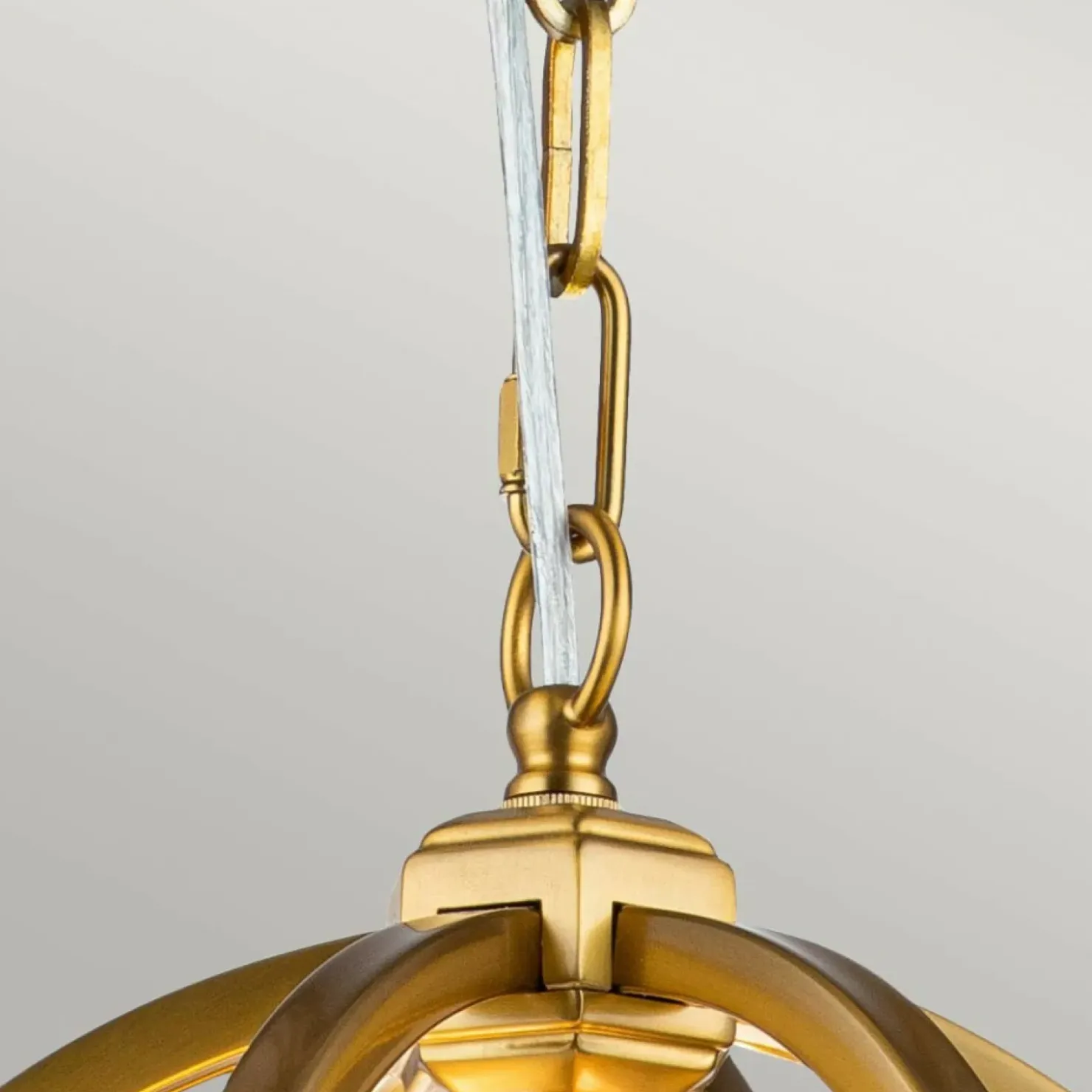 Dekoracyjna, złota lampa wisząca FE-CORINNE-3P-S-BB z serii CORINNE*Sklep Kaja Shop