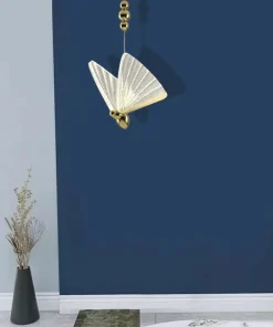 Fashion Sklep Kaja Dekoracyjna, złota lampa wisząca art deco LP-1715/1P MARIPOSA | Kaja