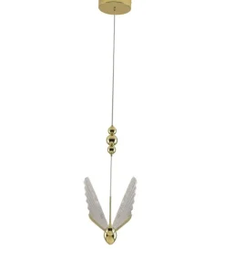 Fashion Sklep Kaja Dekoracyjna, złota lampa wisząca art deco LP-1715/1P MARIPOSA | Kaja