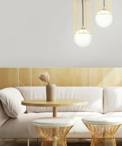 Hot Sklep Kaja Dekoracyjna, złota lampa wisząca P362PL-01G TELFORD | Kaja Oświetlenie złoty