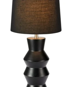 Designerka, czarna lampka stołowa do salonu 108447 z serii SIENNA*Sklep Kaja Shop