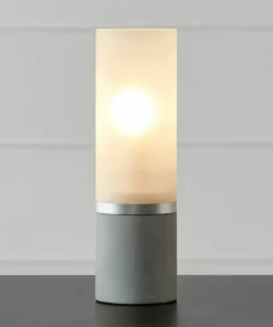 Designerska, betonowa lampka nocna typu tuba 108594 z serii MOLO*Sklep Kaja Store