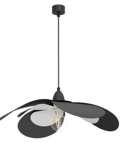 New Sklep Kaja Designerska, czarna lampa wisząca imitująca kwiat ANT 5011 ZONO P
