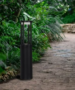 Designerska, czarna lampa ogrodowa LED K-8138 50cm UBBE | Kaja*Sklep Kaja Best