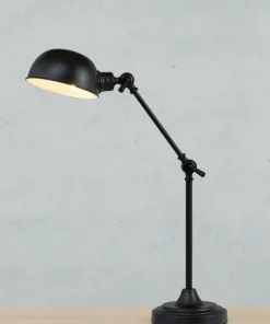 Designerska, czarna lampka do stylowego biura 108584 z serii PORTLAND*Sklep Kaja Best Sale