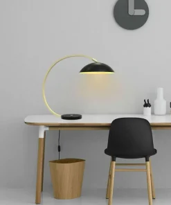 Designerska, czarno-złota lampka do biura WF 8001-104 ROSSKOFF | Kaja*Sklep Kaja Hot