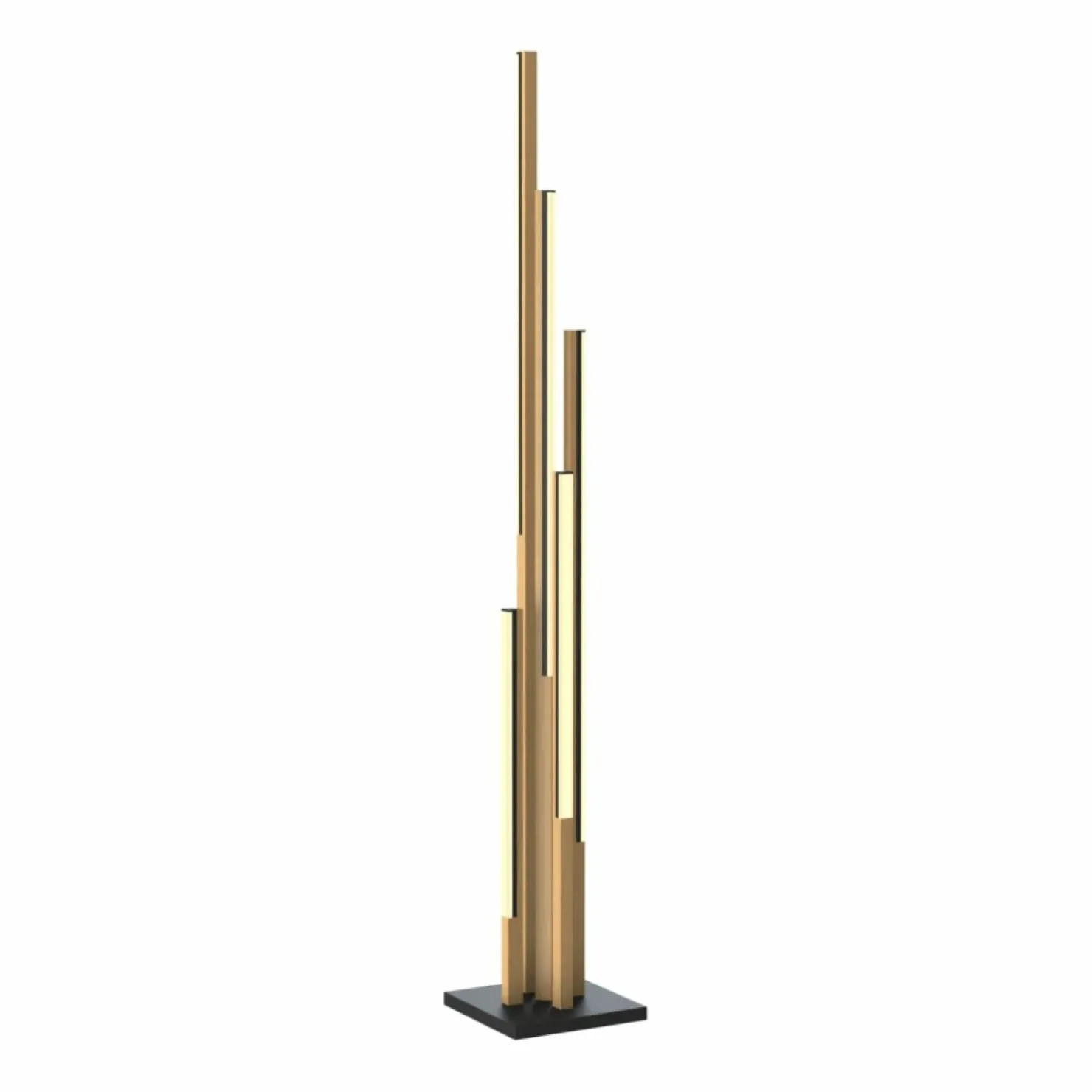 Designerska, drewniana lampa podłogowa LED ML4980-5-3BMT ELIOT | Kaja*Sklep Kaja Best Sale