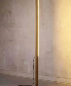 Designerska, drewniana lampa stojąca TK 1409 ROLLO | Kaja Oświetlenie*Sklep Kaja Shop