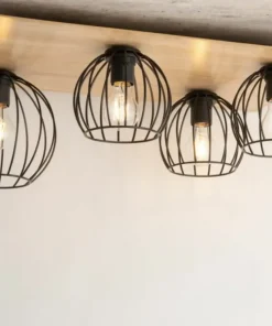 Outlet Sklep Kaja Designerska, druciana lampa sufitowa SIG 32360 z serii CYBER PROSTOKĄT