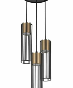 Outlet Sklep Kaja Designerska, druciana lampa do kuchni SIG 33458 z serii FOBIA CZ/ZŁ
