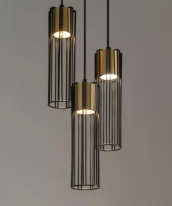 Outlet Sklep Kaja Designerska, druciana lampa do kuchni SIG 33458 z serii FOBIA CZ/ZŁ