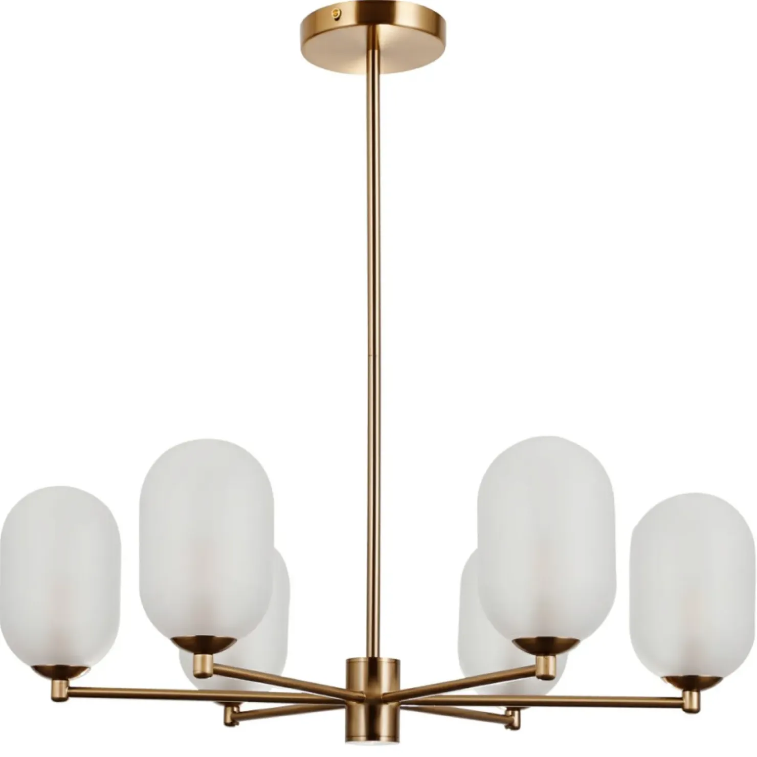 Flash Sale Sklep Kaja Designerska, elegancka lampa wisząca PND-4215-6A-HBR-SAT PERANO