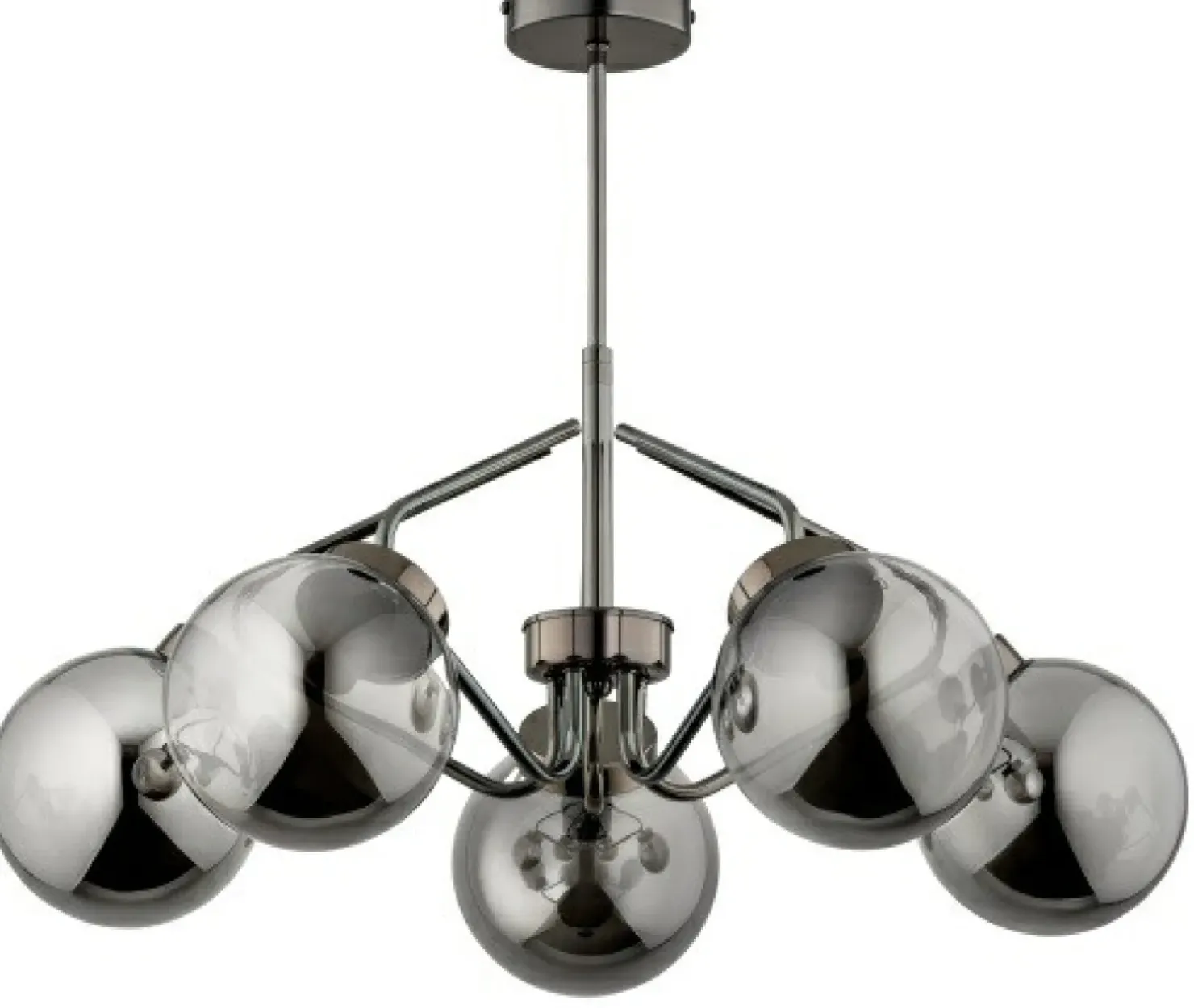 Discount Sklep Kaja Designerska, grafitowa lampa na sztywnym zwisie AL 63180 serii BARSUM