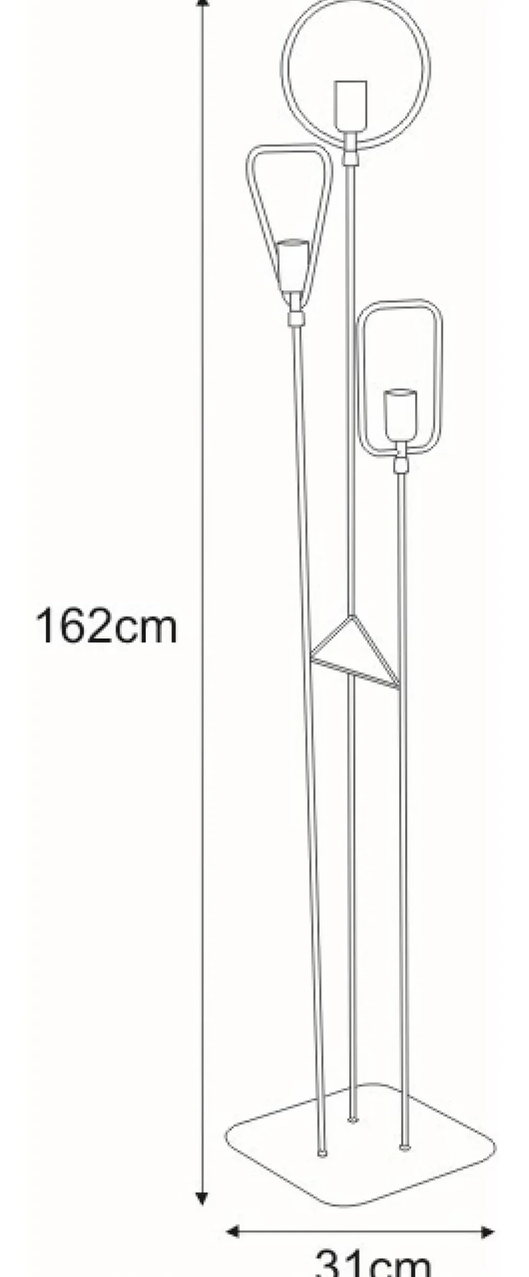 Designerska, industrialna lampa podłogowa K-3934 GEO | Kaja*Sklep Kaja Shop