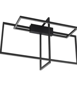 Online Sklep Kaja Designerska lampa sufitowa LED 4000K LP-980/3D4 BK z serii FRAME 3D
