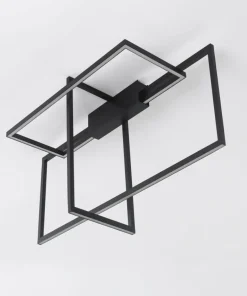 Online Sklep Kaja Designerska lampa sufitowa LED 4000K LP-980/3D4 BK z serii FRAME 3D