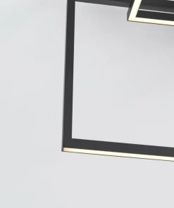 Online Sklep Kaja Designerska lampa sufitowa LED 4000K LP-980/3D4 BK z serii FRAME 3D