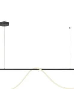 New Sklep Kaja Designerska lampa wisząca nad stół LP-2345/1P S BK MELECA | Kaja