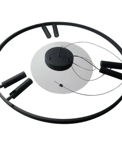 Best Sale Sklep Kaja Designerska lampa wisząca obręcz LP-907/1P BK ALMERIA | Kaja