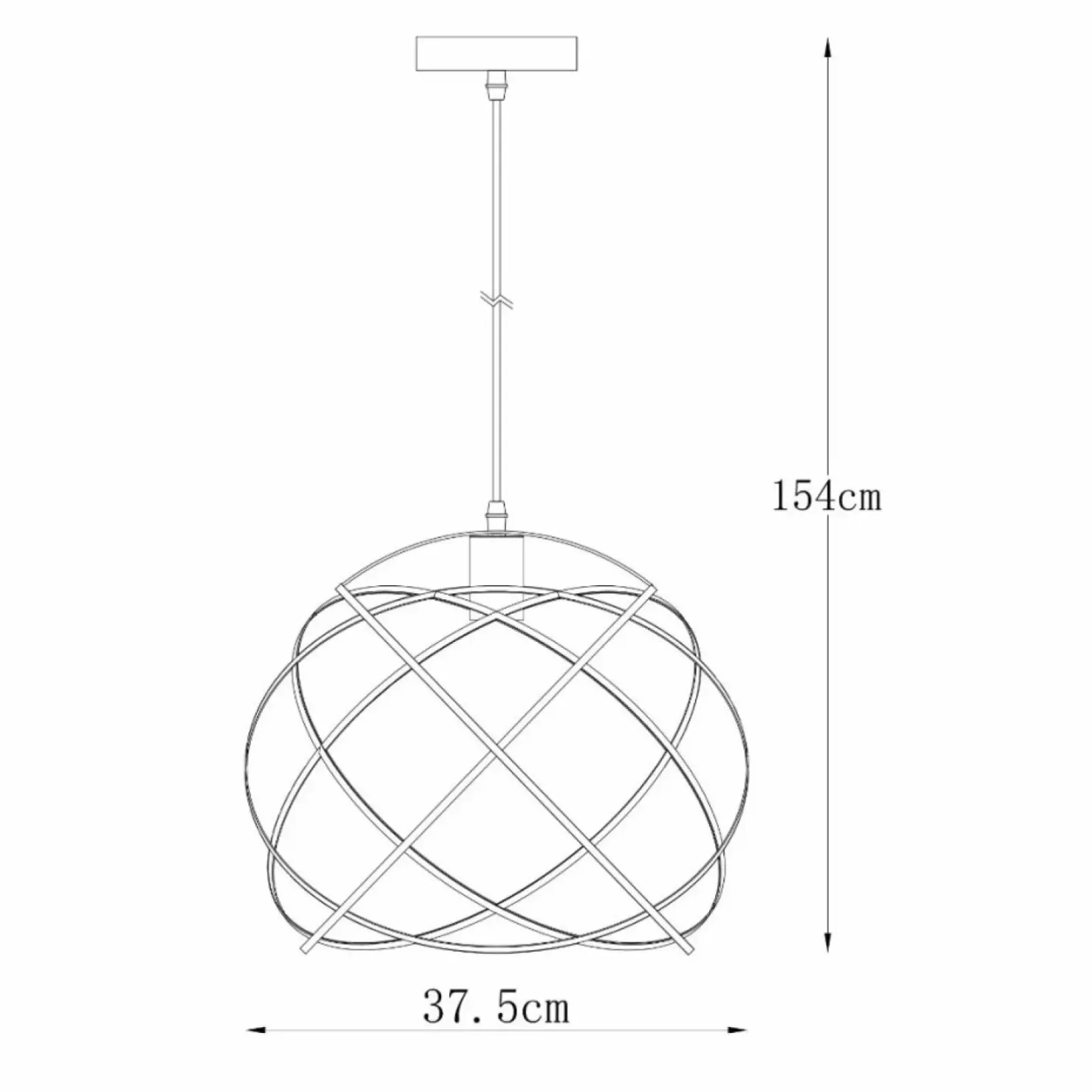 New Sklep Kaja Designerska lampa wisząca do sypialni ZM A8091 z serii GORE | Kaja