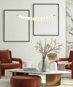 Best Sale Sklep Kaja Designerska, ledowa lampa wisząca PND-36472-37W-3K-GD RONZA | Kaja