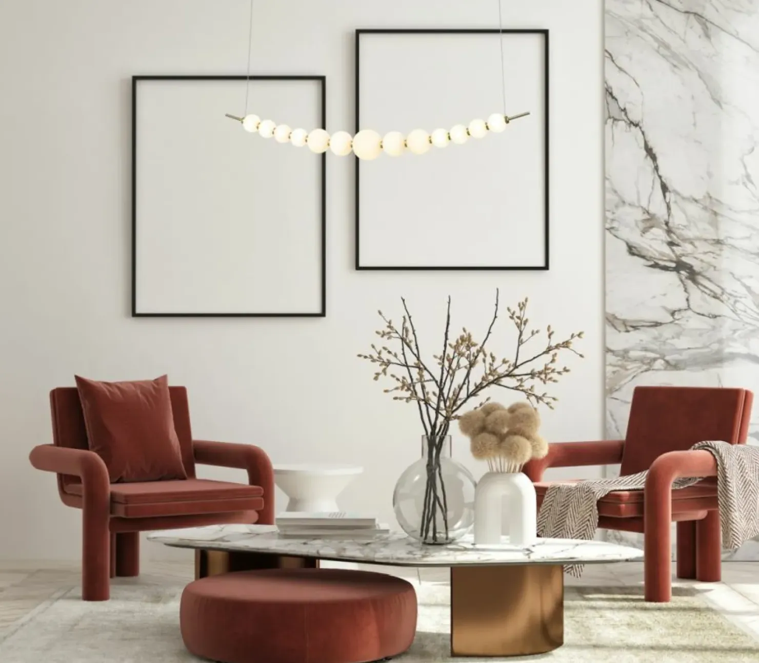 Best Sale Sklep Kaja Designerska, ledowa lampa wisząca PND-36472-37W-3K-GD RONZA | Kaja