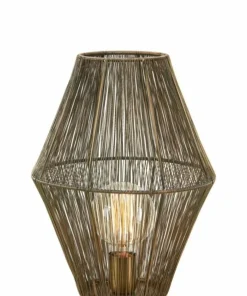 Designerska, pleciona lampka na szafkę nocną 108665 CASA | Kaja*Sklep Kaja Clearance