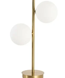 Designerska, złota lampka stołowa do salonu LP-002/2T z serii DORADO*Sklep Kaja Cheap