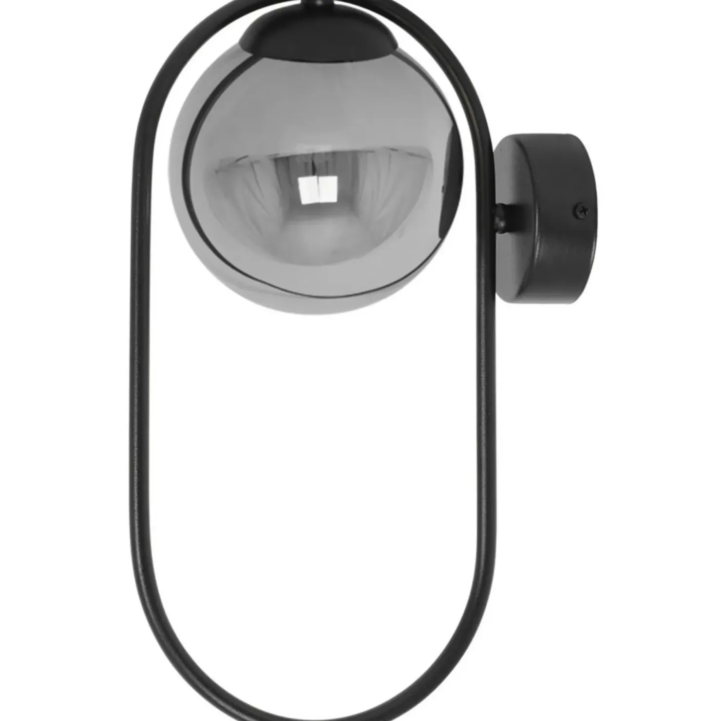 Designerski kinkiet z grafitowym kloszem K-5115 z serii DAVOS | Kaja*Sklep Kaja Store