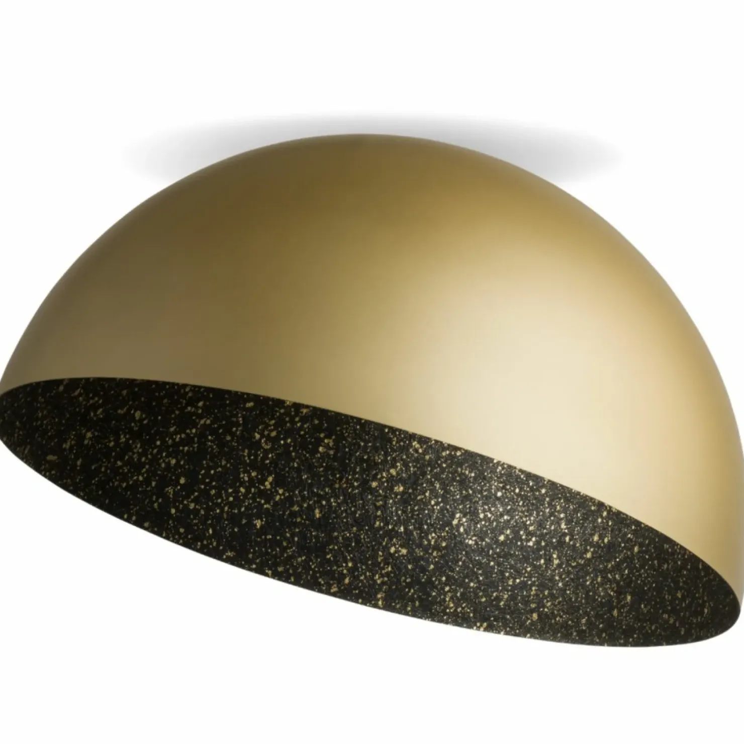 Shop Sklep Kaja Designerski plafon, złota półkula SIG 32481 - SFERA 50 ZŁ/CZ NAKR