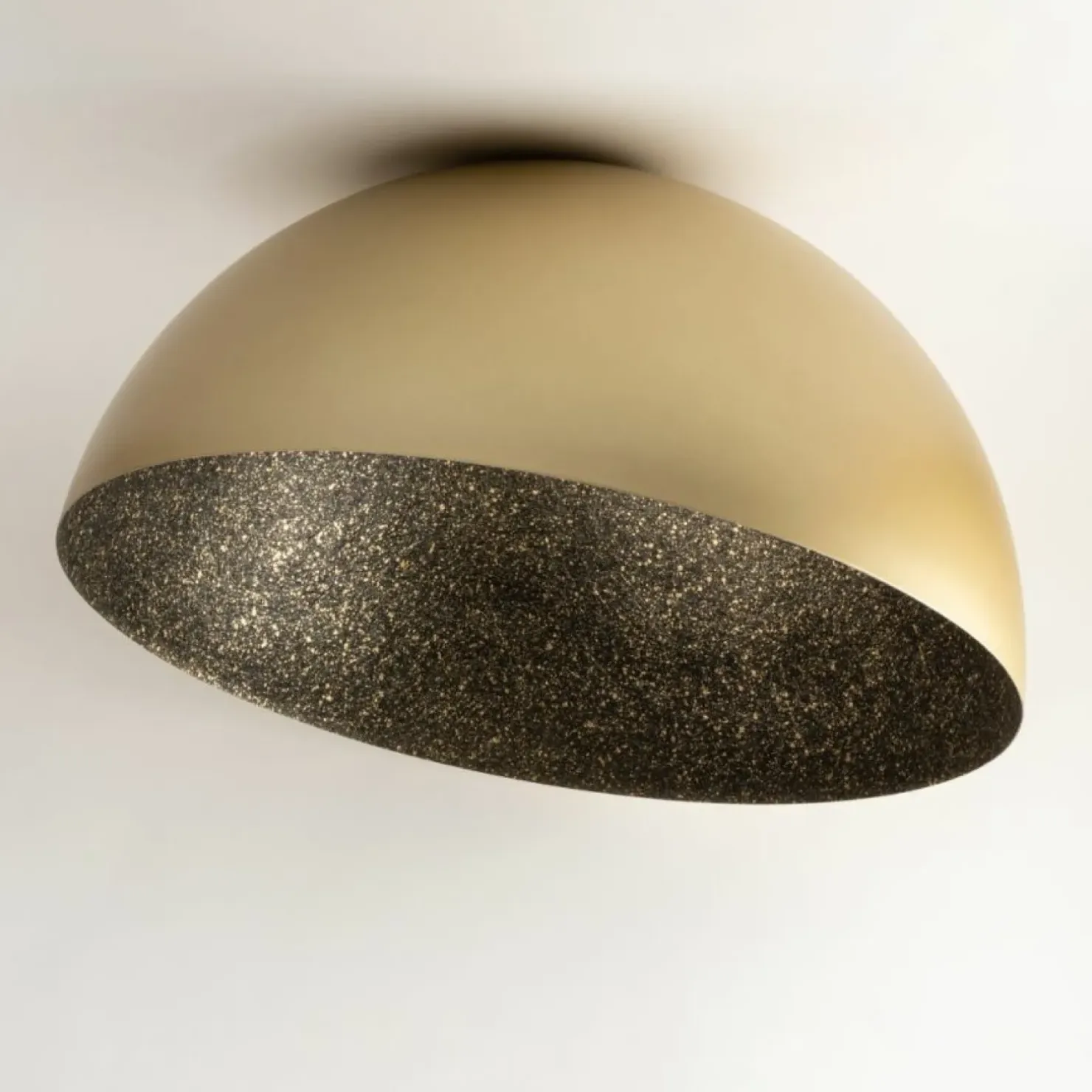 Shop Sklep Kaja Designerski plafon, złota półkula SIG 32481 - SFERA 50 ZŁ/CZ NAKR