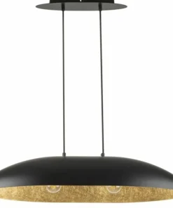 Outlet Sklep Kaja Designerski żyrandol z szerokim abażurem SIG 40633 GONDOLA | Kaja
