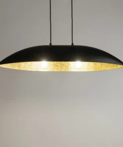 Outlet Sklep Kaja Designerski żyrandol z szerokim abażurem SIG 40633 GONDOLA | Kaja