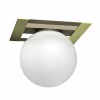 Downlight z kulistym kloszem, do korytarza LX 4621 SATELIT | Kaja*Sklep Kaja Discount