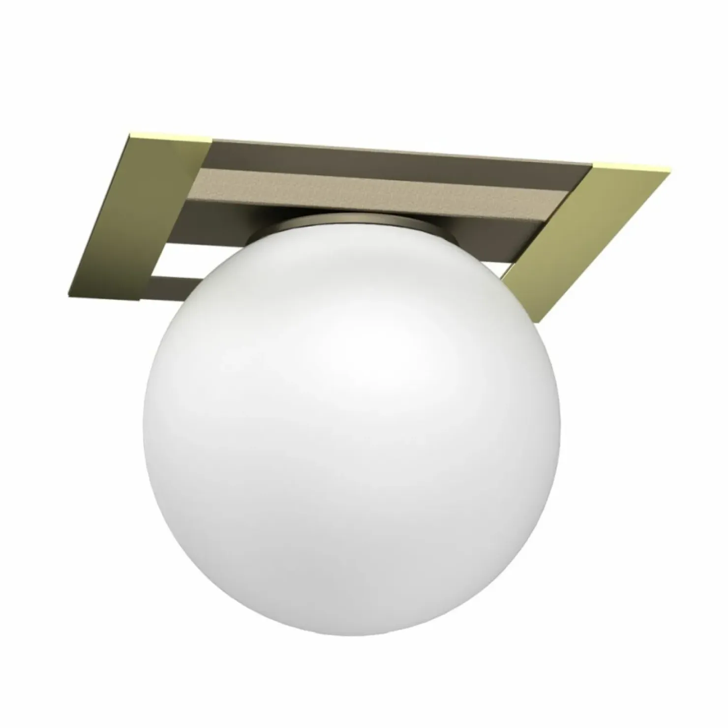 Downlight z kulistym kloszem, do korytarza LX 4621 SATELIT | Kaja*Sklep Kaja Discount