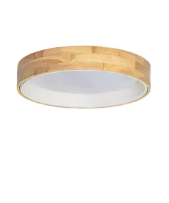 Drewniana lampa sufitowa LED ABR-PLODV-B-20W-CCT NATURALE | Kaja*Sklep Kaja Cheap