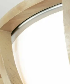 Drewniana lampa sufitowa, plafon FE-ALLIER-F-LW z serii ALLIER*Sklep Kaja Online