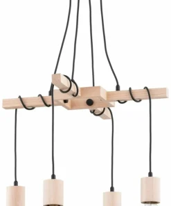 Shop Sklep Kaja Drewniana lampa wisząca w stylu rustykalnym AL 63151 ANNER | Kaja