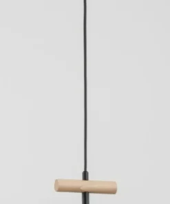 Discount Sklep Kaja Drewniana lampa wisząca z kulistym kloszem AL 60925 | Kaja