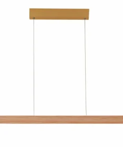 Store Sklep Kaja Drewniana, pozioma lampa wisząca LED nad stół AZ5106 OLIVIER | Kaja