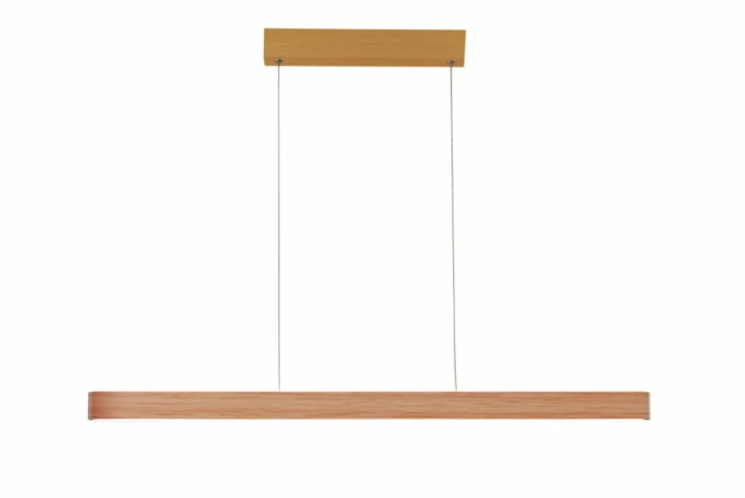 Store Sklep Kaja Drewniana, pozioma lampa wisząca LED nad stół AZ5106 OLIVIER | Kaja