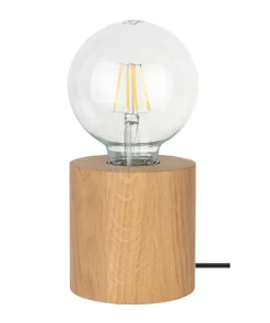 Drewniana, prosta lampka stołowa 7079174 TRONGO ROUND | Kaja*Sklep Kaja Outlet