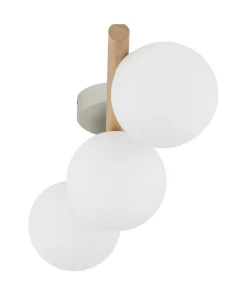 Best Sale Sklep Kaja Drewniana, rustykalna lampa sufitowa TK 5768 ESTERA WOOD | Kaja