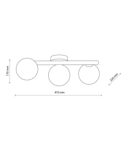 Best Sale Sklep Kaja Drewniana, rustykalna lampa sufitowa TK 5768 ESTERA WOOD | Kaja