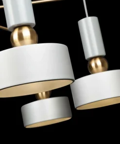 Best Sklep Kaja Duża, industrialna lampa wisząca MOD030PL-06GR VOID | Kaja Oświetlenie szary