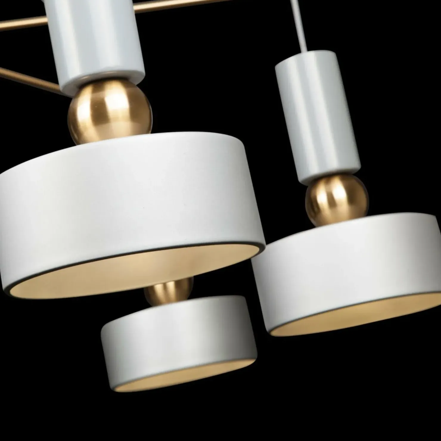 Best Sklep Kaja Duża, industrialna lampa wisząca MOD030PL-06GR VOID | Kaja Oświetlenie szary