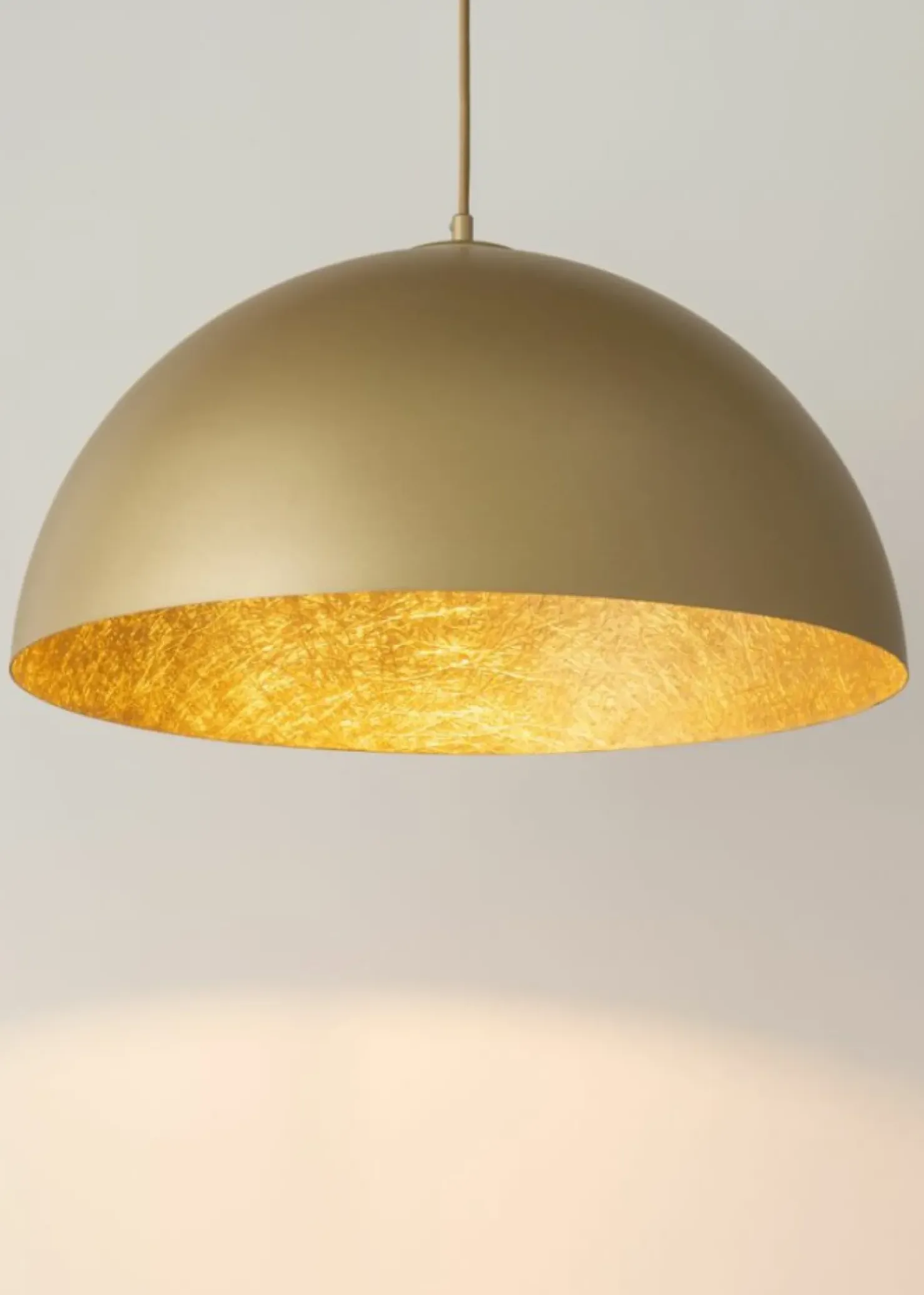 Outlet Sklep Kaja Duża, kopułowa lampa wisząca nad stół SIG 32295 z serii SFERA 90 ZŁ